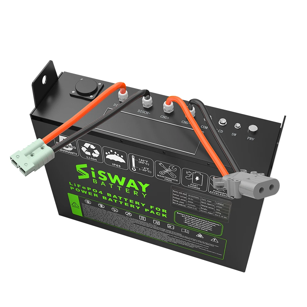 

Heavy Duty 24V LiFePO4 Electric Forklift Battery Available in 100Ah 200Ah 300Ah 400Ah 500Ah