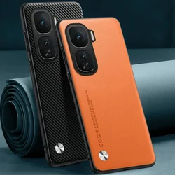 For iQOO Neo 10 Carbon Fiber PU Leather Hard Cover Case,Matting Anti-Shock Hard Case  For iQOO NEO10 9 9S Pro Plus