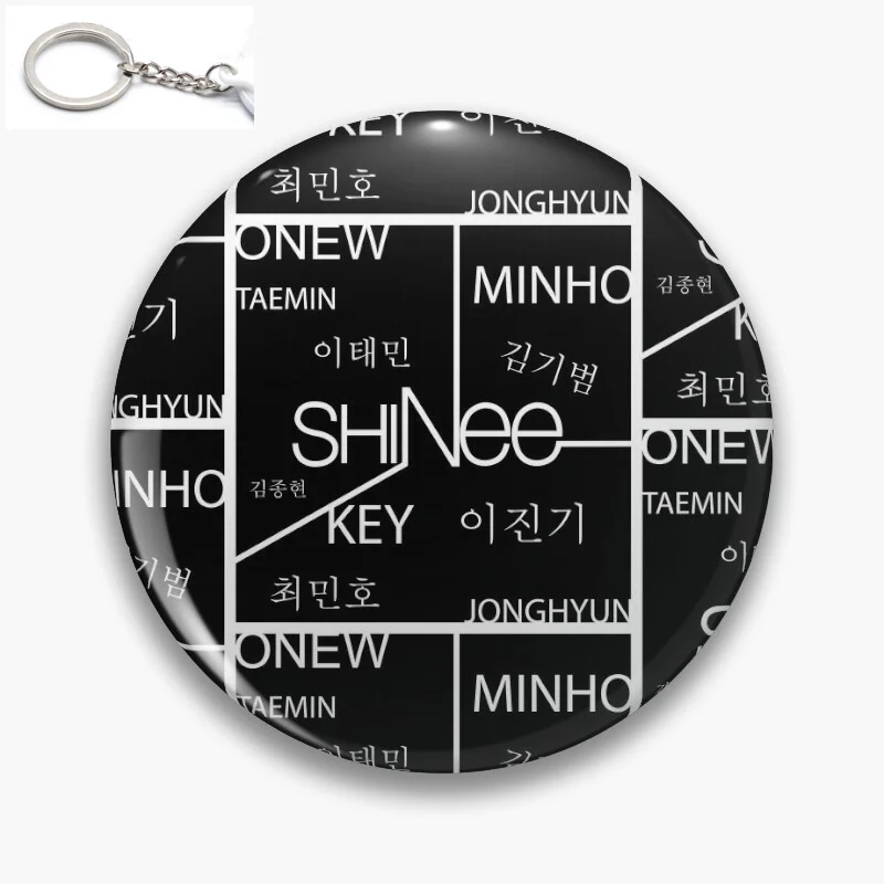 Shinee Pin Key Buckle Funny Diy Handmade Creative Gift Keychains Key rings