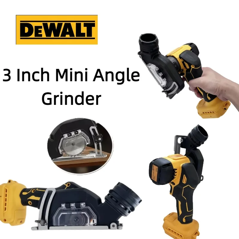 

Аккумуляторная мини-угловая шлифовальная машина Dewalt 3 дюйма, электрический отрезной инструмент, циркулярная пила, электроинструмент для аккумуляторов Dewalt 18V-20V