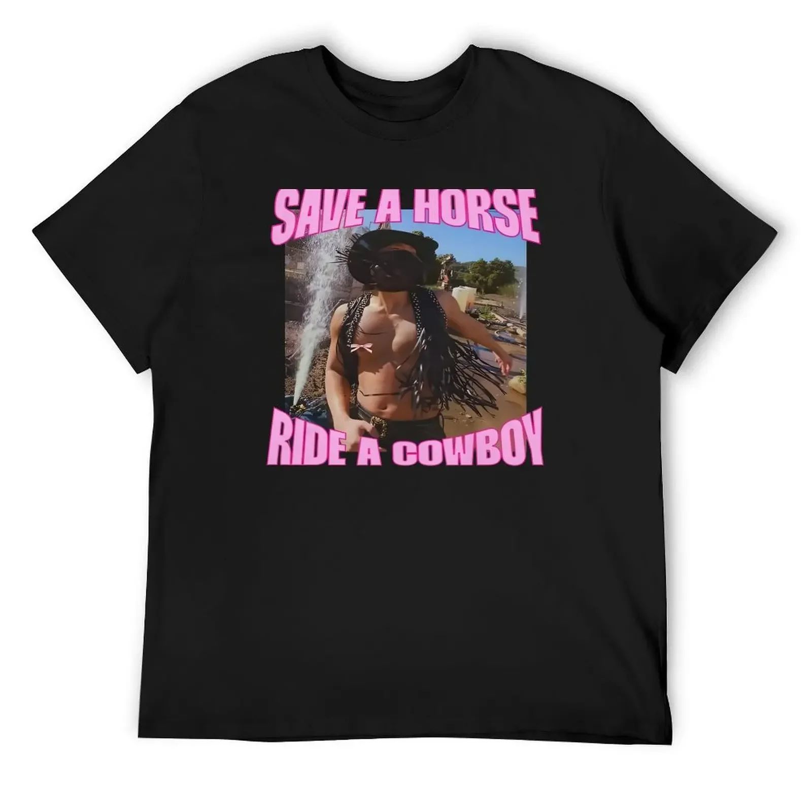 

Ateez Save a Horse Ride a Cowboy T-Shirt cotton graphic tees graphic t shirt vintage mens t shirts