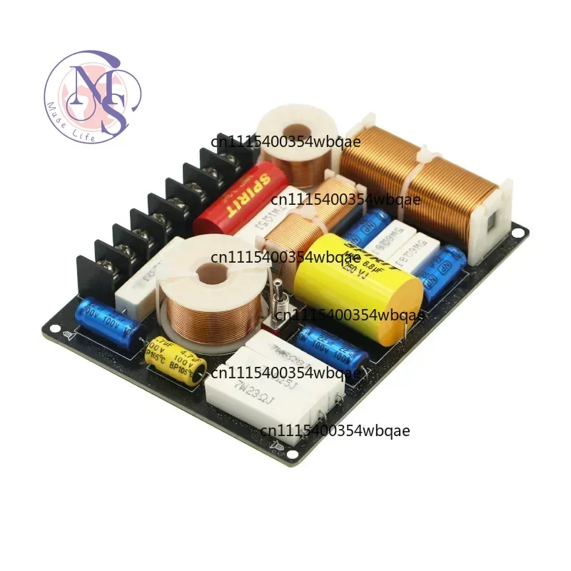 ZOCI-FOR-3 Way Audio Crossover 280W Bass Midrange Treble Frequency Divider, Replacement Parts