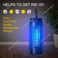 Mosquito Killer Lamp UV LED Electric Zapper Night Light Fly Trap Insect Fly Bug Mosquitoes Repellent Anti Mosquito Trap for Home