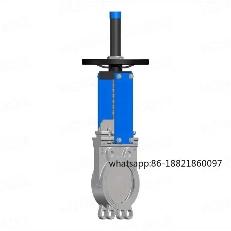 

DN125 5" SS Slurry Knife Gate Valve Full Open and Close 8INCH SS304/SS316 Knife Gate Valve PN10 in Mining