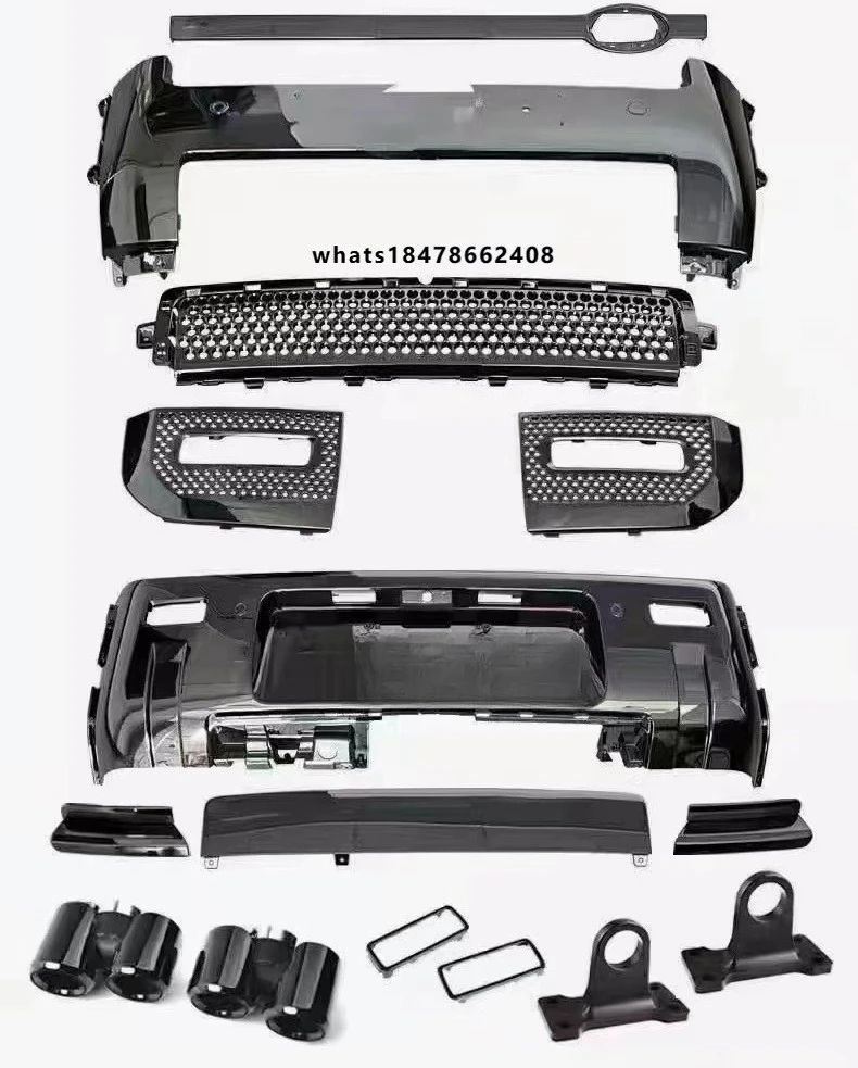 SUV Body Kit Accessories, Black 007 External Accessories for Land-Rover Defender 90 110