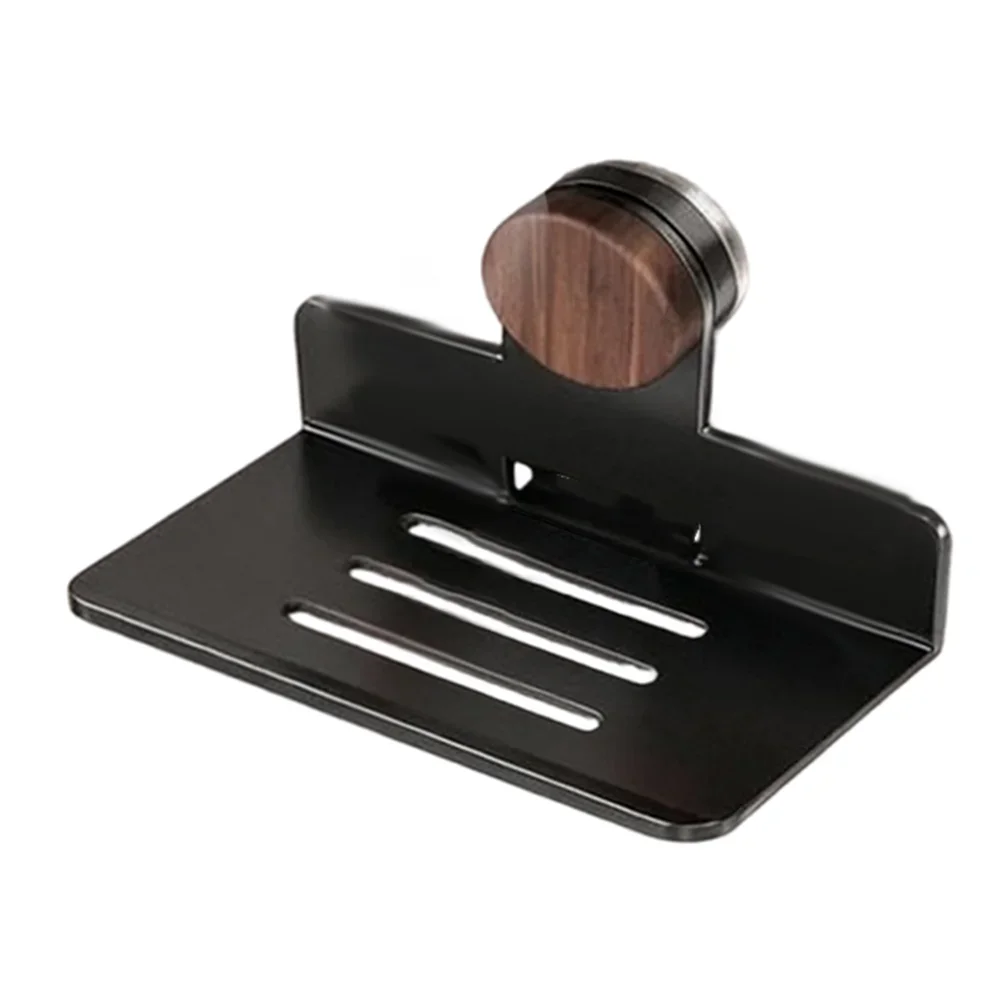Walnut Suction Cup Rack for Bathroom Kitchen Storage Organizer Drilling Installation Stable Vacuum Suction Rust Resistant