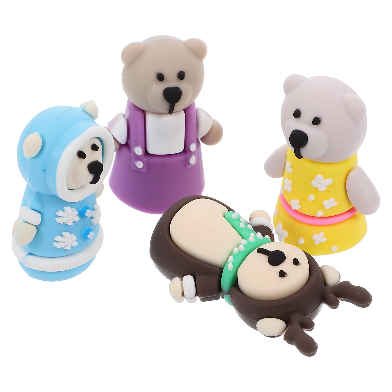 

4pcs Tweezers Protective Case Cuticle Nipper Cover Nail Scissors Travel Silicone Handle Covers Manicure Tool Accessories