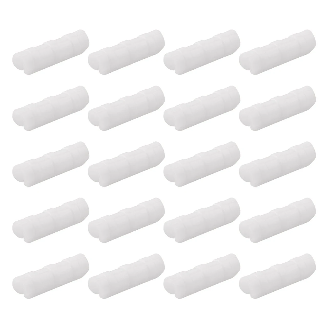 20Pcs 19/20/25mm Clip Plant Greenhouse Film Clips Fixed Pipe Frame Tube Clamp Film Row Cover Netting Tunnel Hoop Clip