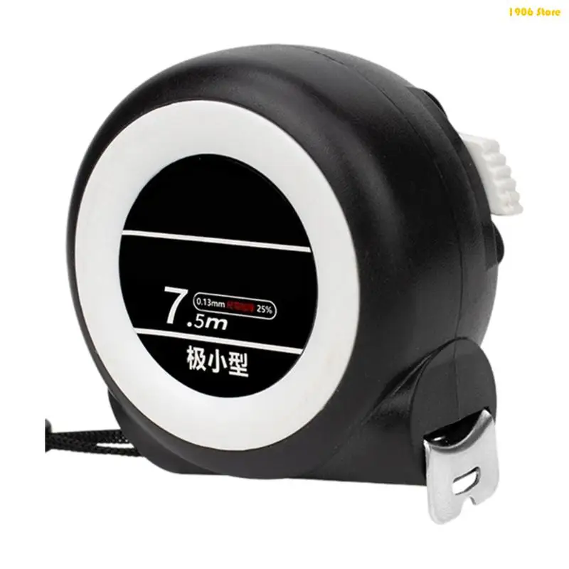 U1JB Easy to Read Tape Measure Metric Ruler Auto Locking Measuring Tape with Clip