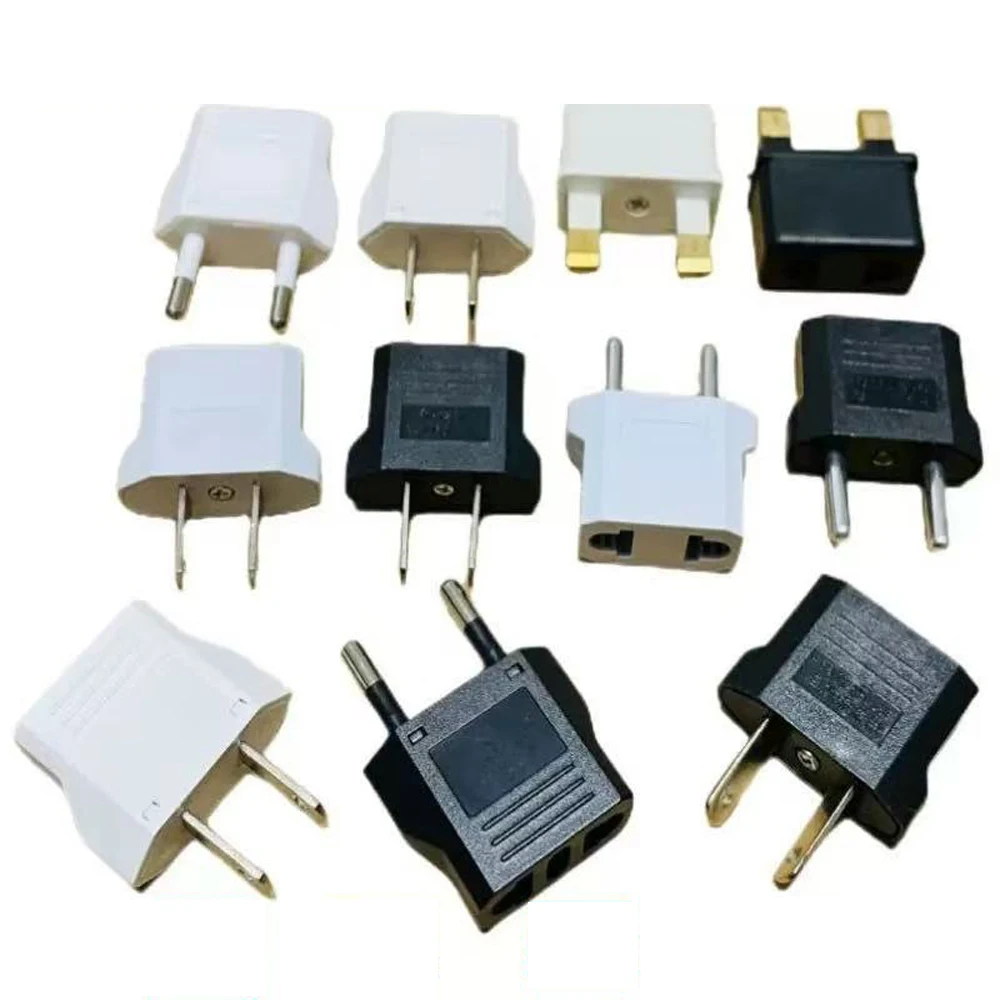 America European Mini CN UK EU To US AU Power Plug Adapter Russia Australia Travel Plug Converter Korea 4.0mm 4.8mm Plug 6A 125A