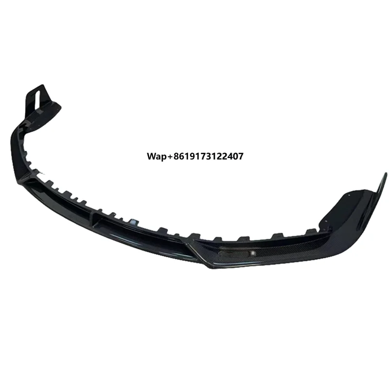 

External Car Bumper T-shaped Carbon Fiber Front Lip Bumper Spoiler Suitable for Carrera 911 992