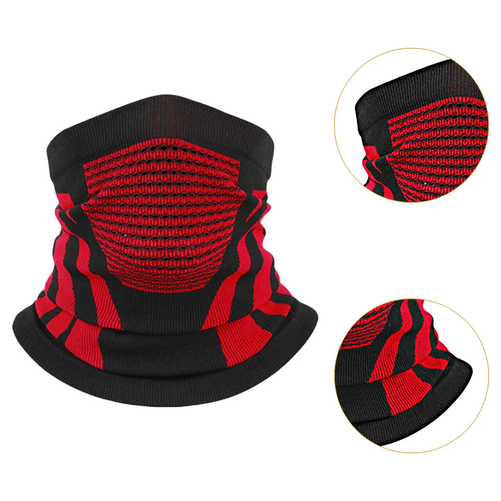 Winter-Halswärmer-Gamasche, Schal für kaltes Wetter, leichte Gesichtsmaske, Sturmhaube, Schal zum Laufen, Radfahren, Herren, Skifahren