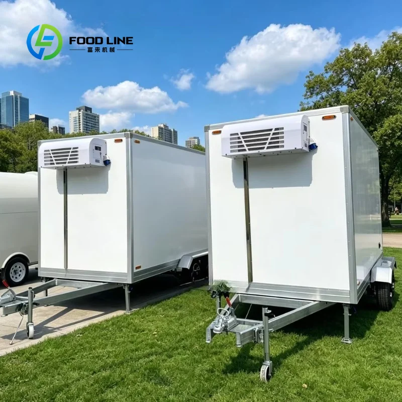 Customized Refrigerated Cargo Trailer With Dual Axle And Locking Side Door For Beverage Distribution Bulk Purchase Best Deal