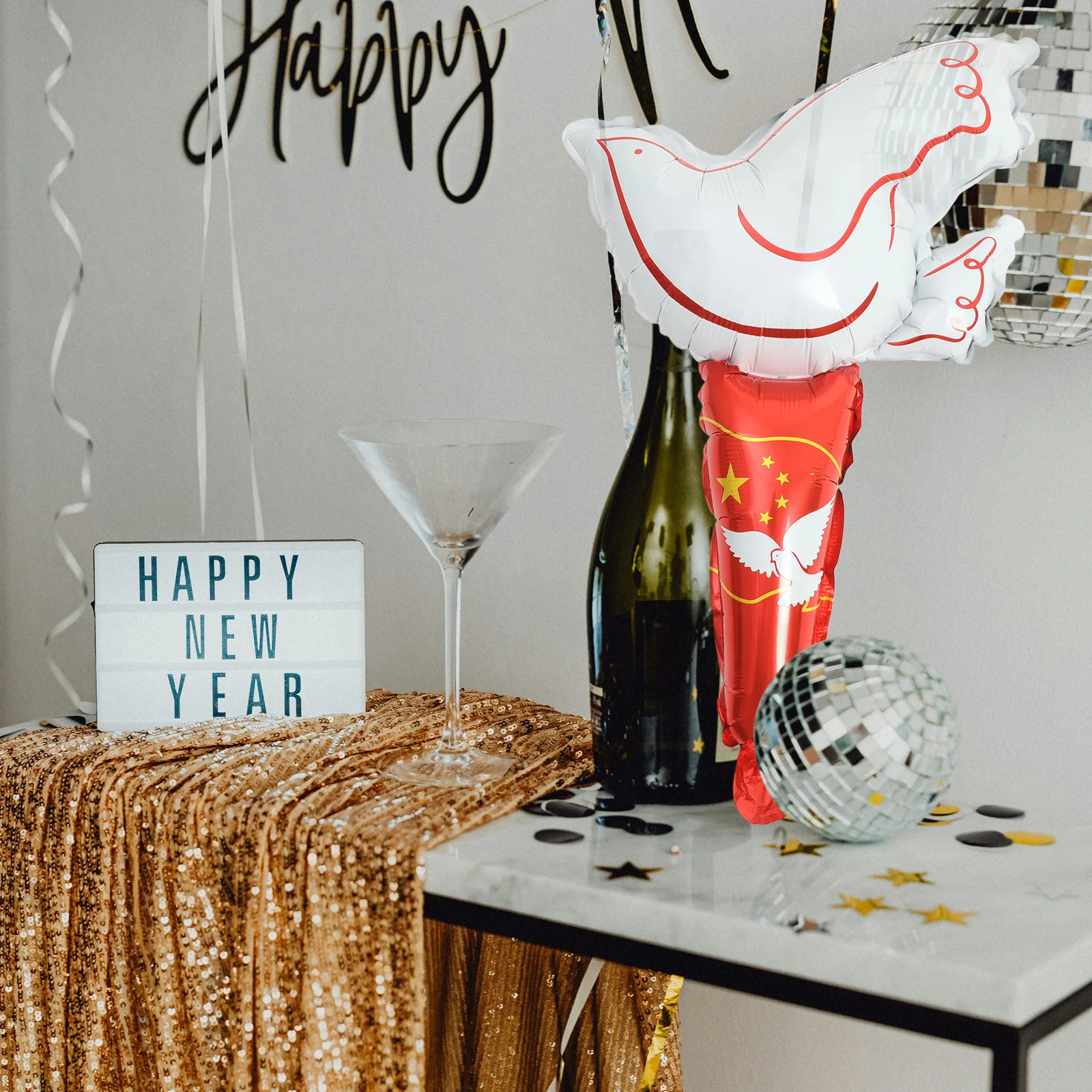 بالونات حمامة للاحتفالات، بالونات أنيقة لحفلات الزفاف وأعياد الميلاد وحفلات التذكارات وإطلاق السماء #6