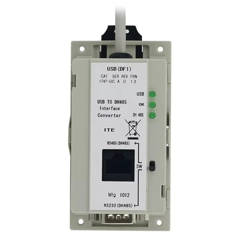 

IDUD New 1747-UIC USB To DH485 Interface Converter RS-232 And RS-485 Ports,3 LED Indicators