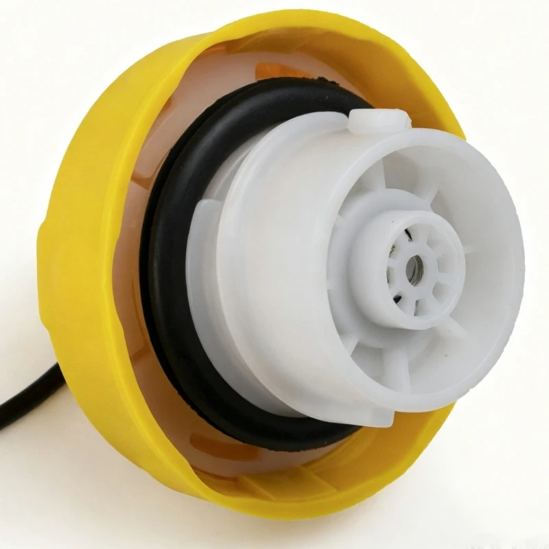 Round Cap Replacement on Vehicle Opening, ABS Cap with Tether for 2007-2019 Vehicles, 8 1 Pack Service Part