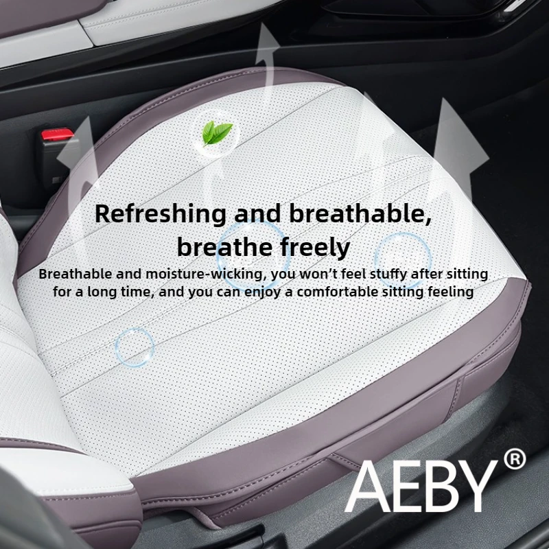 AEBY ل BYD Seal U DM-i 2020-2025 أغطية مقاعد السيارة ، مجموعة كاملة من أغطية المقاعد الجلدية المقاومة للماء تناسب ملحقات السيارات الداخلية #2