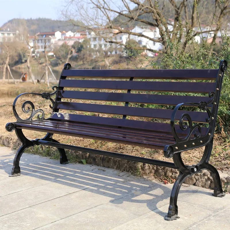 

Custom Indoor Outdoor Aluminum Fixed Nail Tables Chairs Sets Party Dining Office Park Patio Garden Bench Durable Metal Material