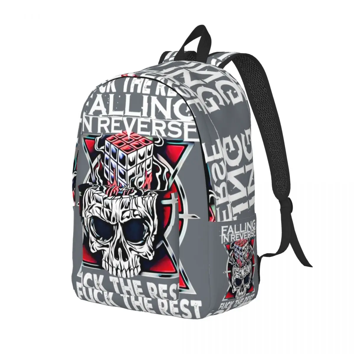 High School Falling In Reverse I'm Not A Vampire Zipper Closure Multi-Function Falling In Reverse Book Pack Grils Birthday Gift