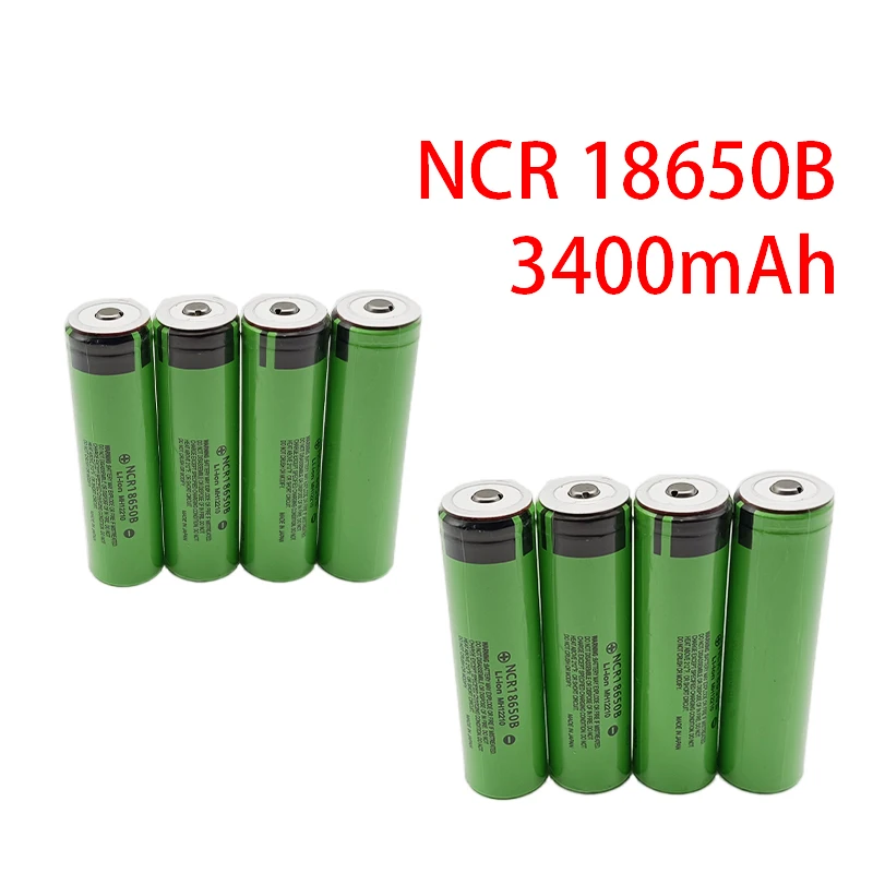 

New 3.7V Li-Ion Battery 30A High Power Discharge Large Current,3.7V 3400mAh NCR18650B Rechargeable Lithium Ion Battery