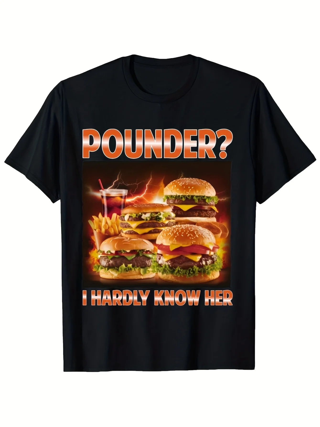 Pounder I Hardly Know Her Funny Offensive Bootleg T-shirt - Unhinged Shirt, Funny 90s Graphic Tee, Sarcastic Gift, Funny Hamburg