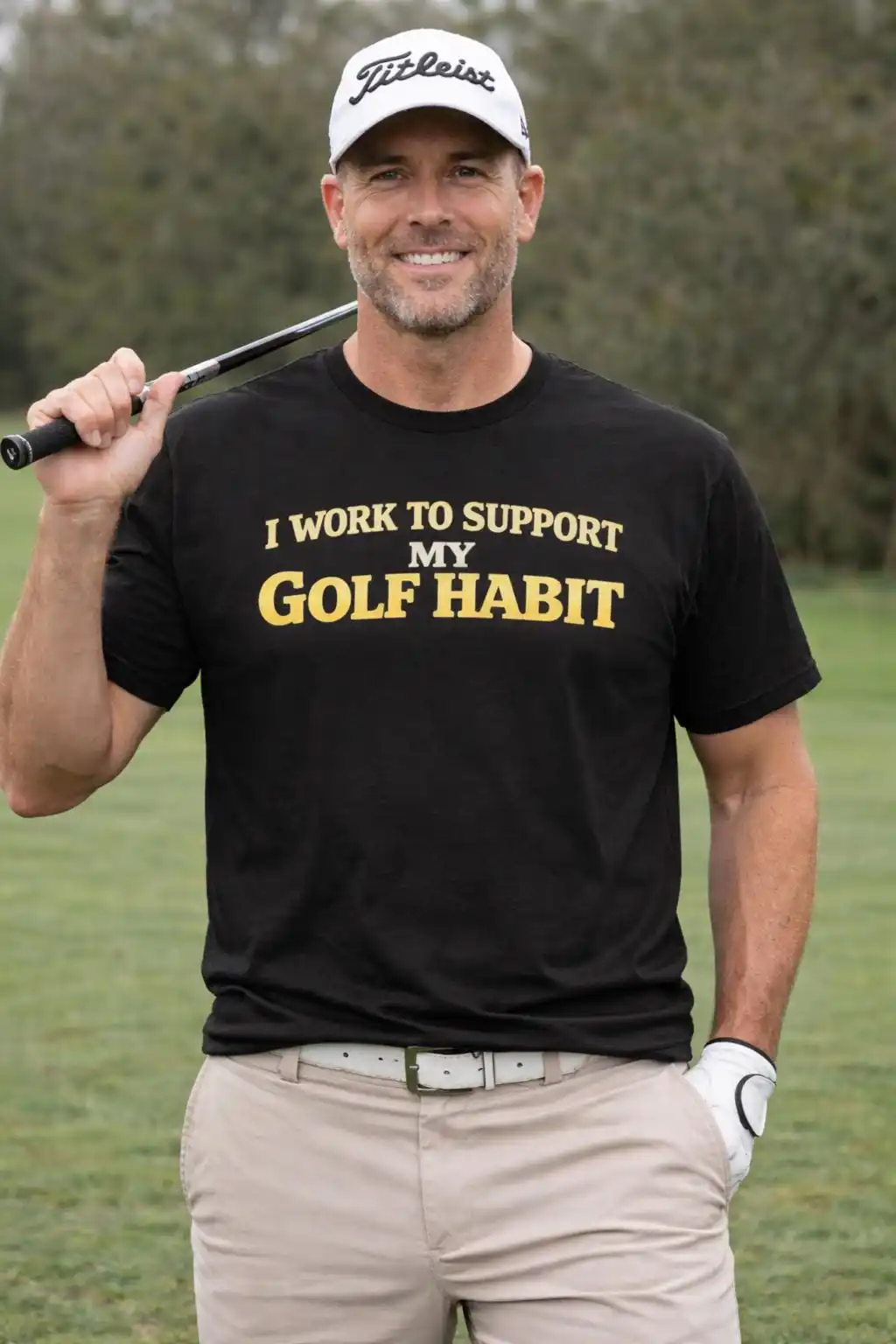 Relaxing Sports, Loose and Comfortable. I Strive To Uphold My Golfing Habit. Golf-themed T-shirt | Funny T-shirt for Golfers
