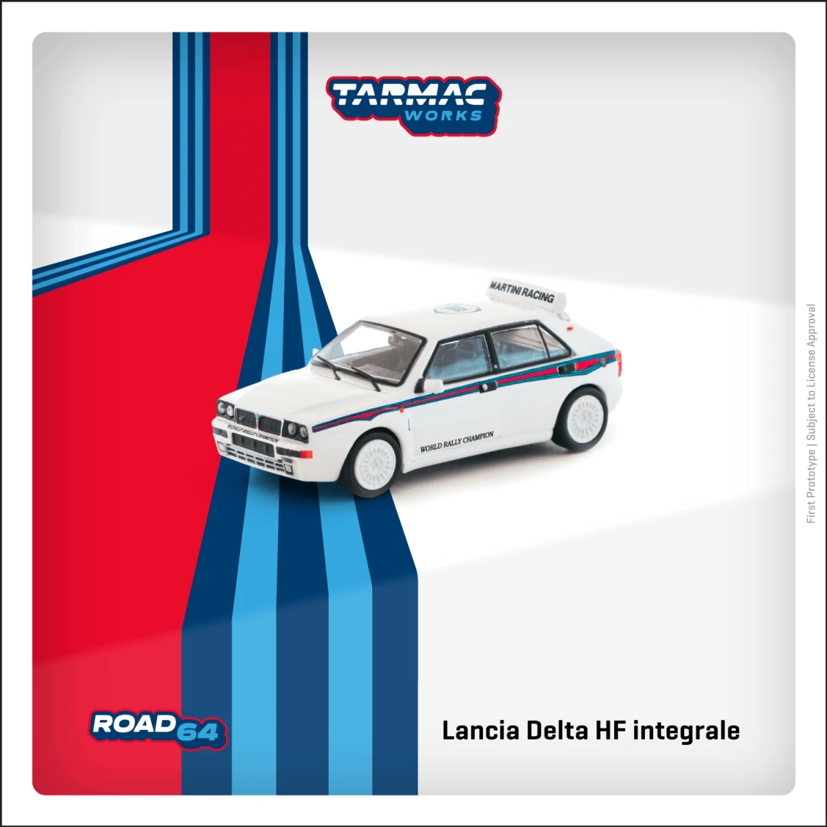 

Tarmac работает TW 1:64 Lancia Delta HF литая модель автомобиля