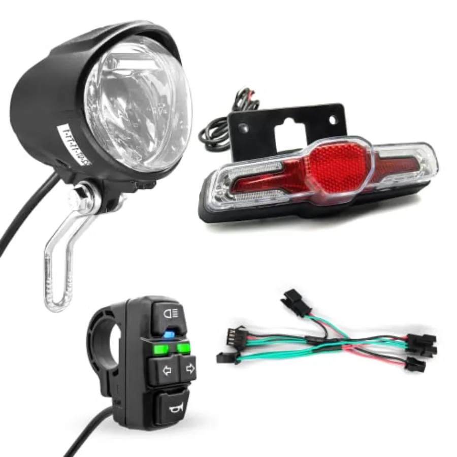 

Запчасти для проушины и задних фонарей, кабельные детали переключателя звукового сигнала, резиновые детали для электровелосипеда, аксессуары