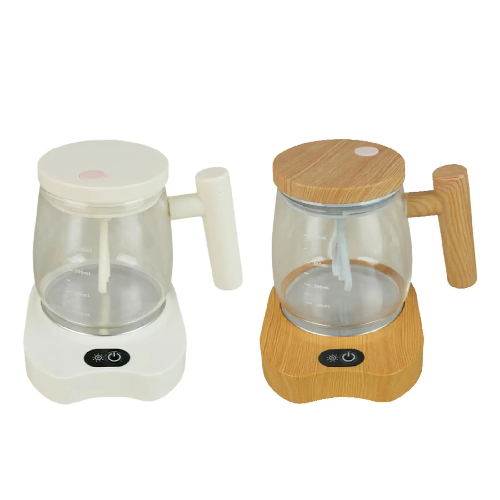 Taza agitadora automática para bebidas, taza agitadora con posavasos más cálido, taza mezcladora eléctrica de alta velocidad de 13,5 oz para cocina, escritorio, regalo de viaje