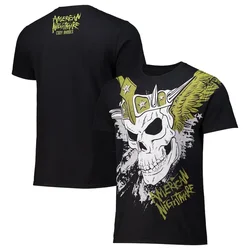 2024 Summer Big Short Sleeve Men's and Women's Universal Selling Boxing Wrestling Cody Rhodes Crown Skull T-shirt Children's Top