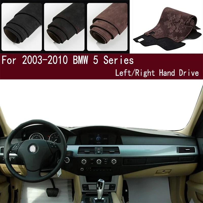 

For 2003-2010 BMW 5 Series E60 E61 530D 525I 523i 520i 535i Dashmat Dashboard Cover Instrument Panel Sunscreen Pad Ornaments