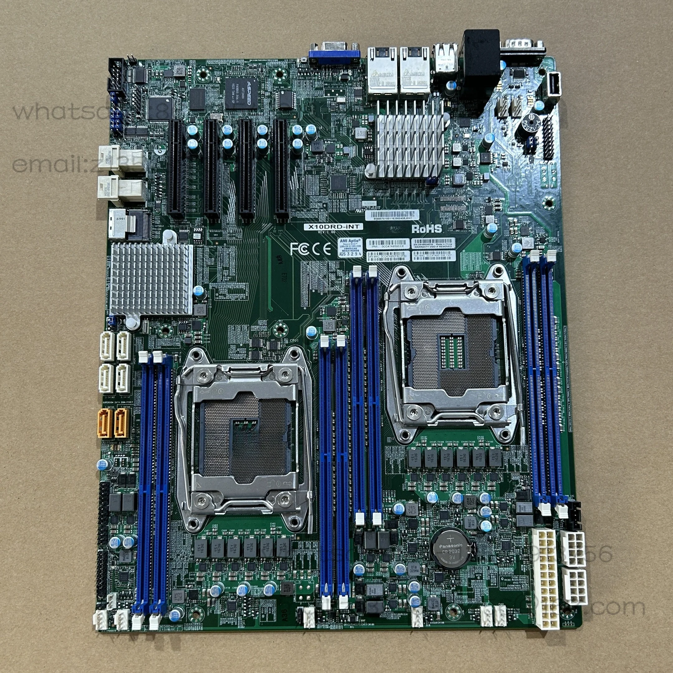 X10DRD-iNT Dual server main board C612 chip, with 10 Gigabit electrical port, with U.2 NVME