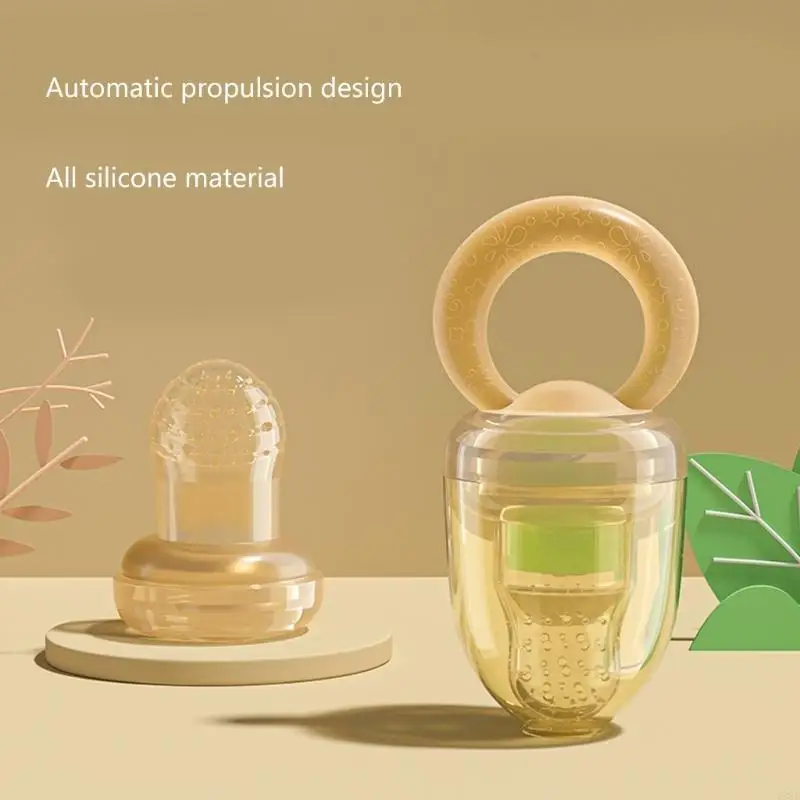 

Y88D Baby Fruit Feeder Pacifier Infant Fruit Silicone Nipple Teething Toy Gift