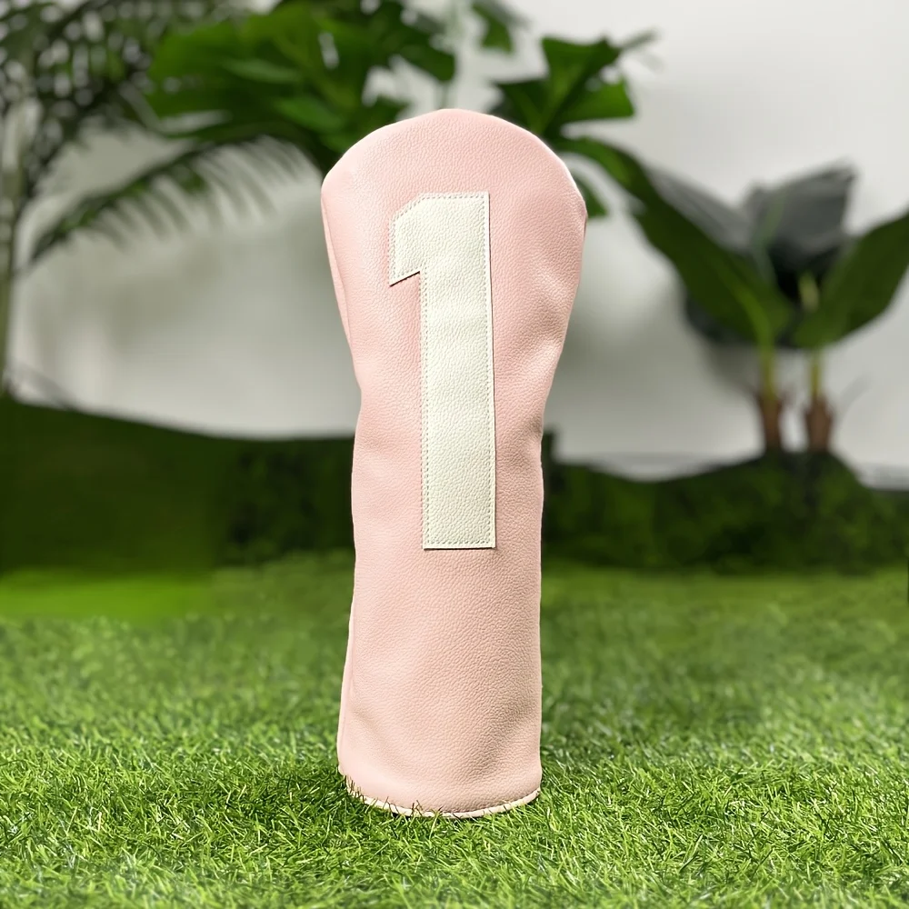Golf Club Head Covers: Golf Driver Fairway Wood Headcovers for Driver No.1/Fairway No.3/5 - PU Fabric, Elastic Closure image 3