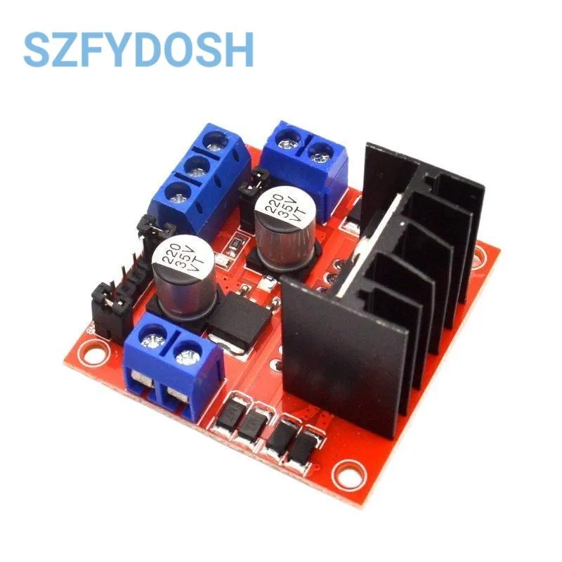 L298N Driver Board Module L298N Stepper Motor Smart Car Robot Breadboard  High Power L298 DC Motor Driver