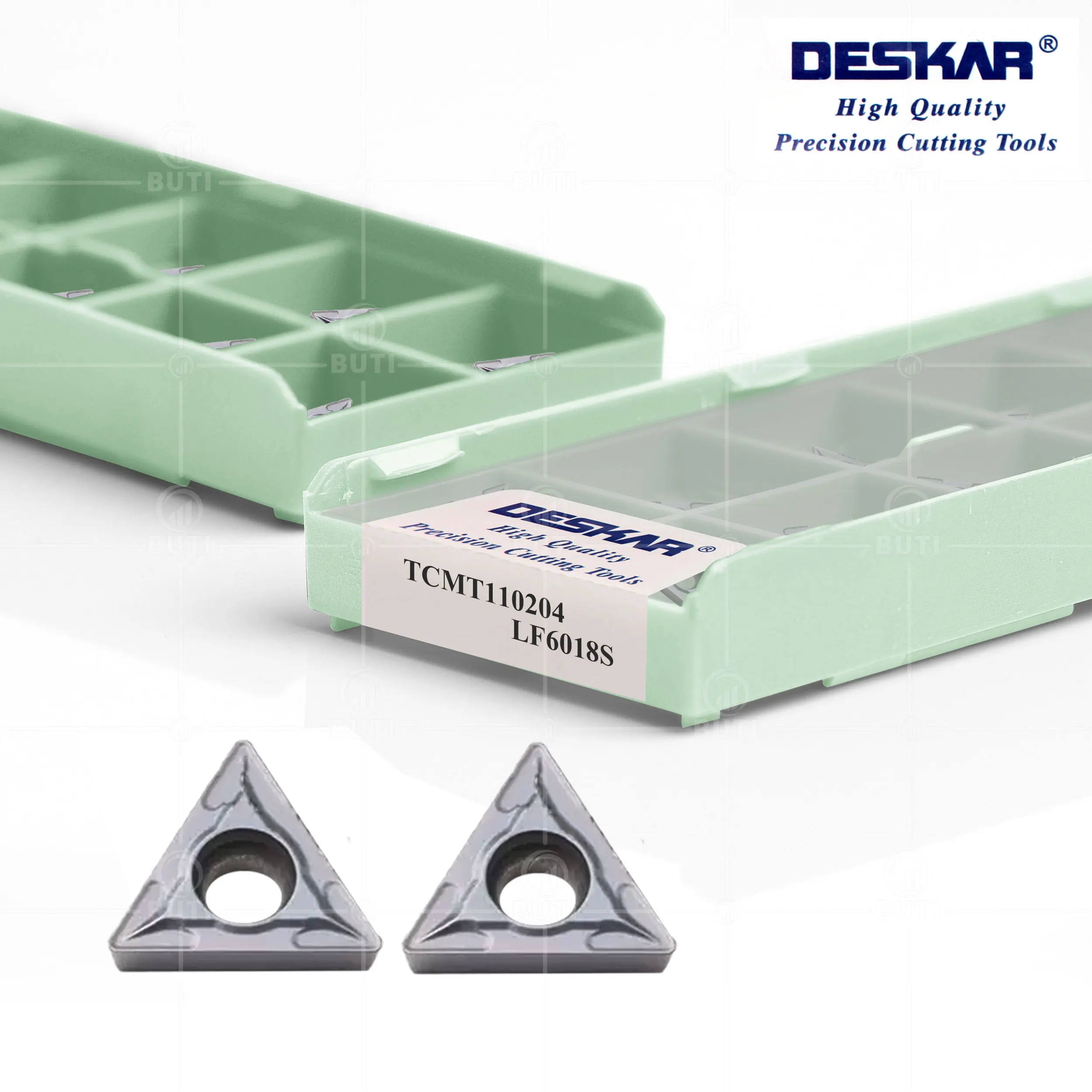 DESKAR 100% Original TCMT110204 TCMT110208 TCMT16T304 TCMT16T308 LF6018S CNC Lathe Hard Carbide Inserts Process Stainless Steel