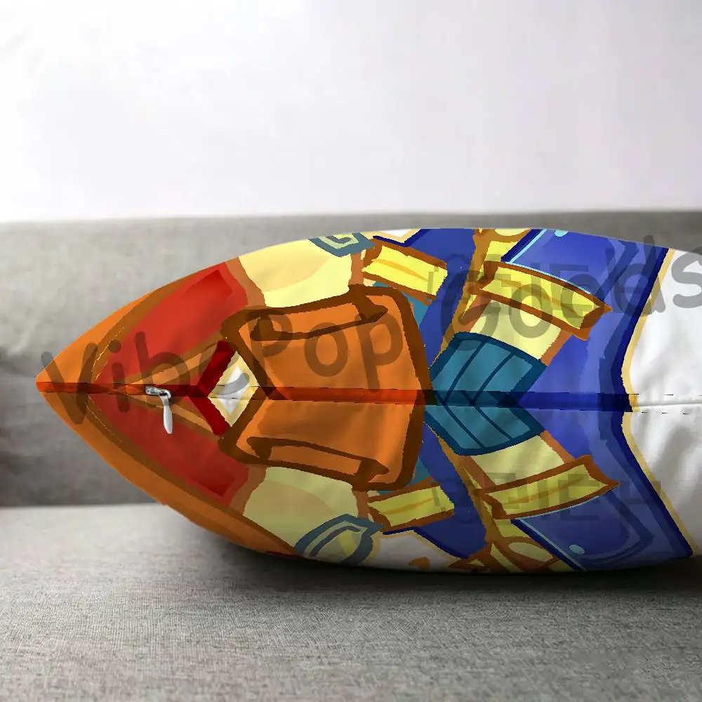 S-Sword R-Rocket S-Swocket 30x30 65x65 40x40 45x45 50x50 cm Fade Resistant Throw Pillow Cover Pet Friendly Patio Sofa Decor