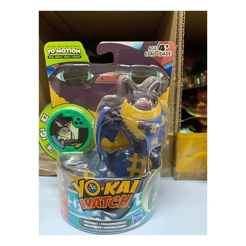 Yo-kai reloj modelo Jibanyan whisle Anime figuras de acción genuinas niños regalo de Navidad juguetes de PVC