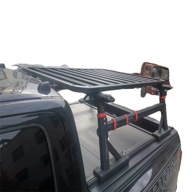 

JZ- Quality Universal Roller Cover Pickup Load Bed Aluminum Truck Ladder Rack For Ford F150