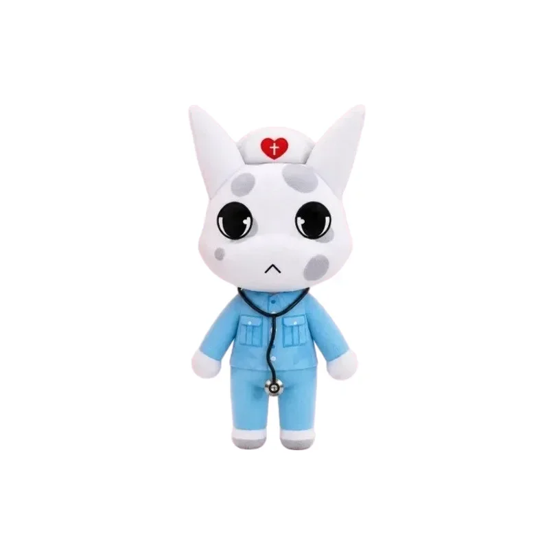 En stock- # Peluche Anime Animal Hospital : Anomalies du jeu d'horreur Animal Hospital – Chat, Chien, Pingouin, Lapin – Jouet de collection pour fans
