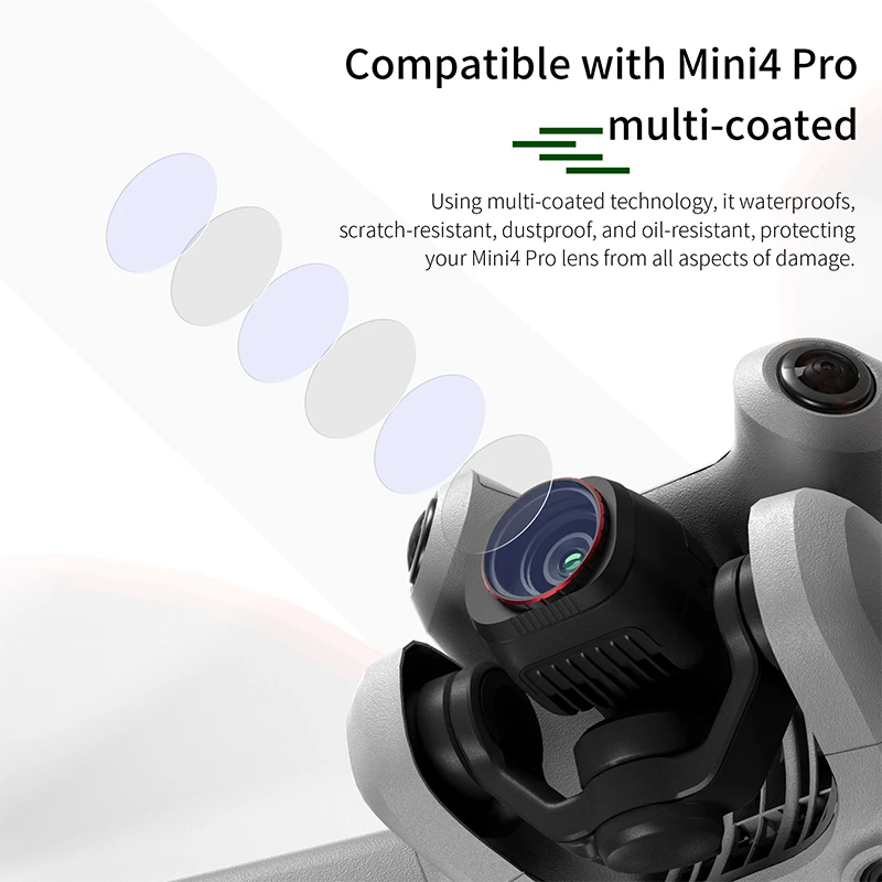 for DJI Mini 4 Pro Drone Camera Lens Filter CPL GND16 8-ray halo Star Night UV ND16 64 256 Anti-glare Scratchproof Protector Kit