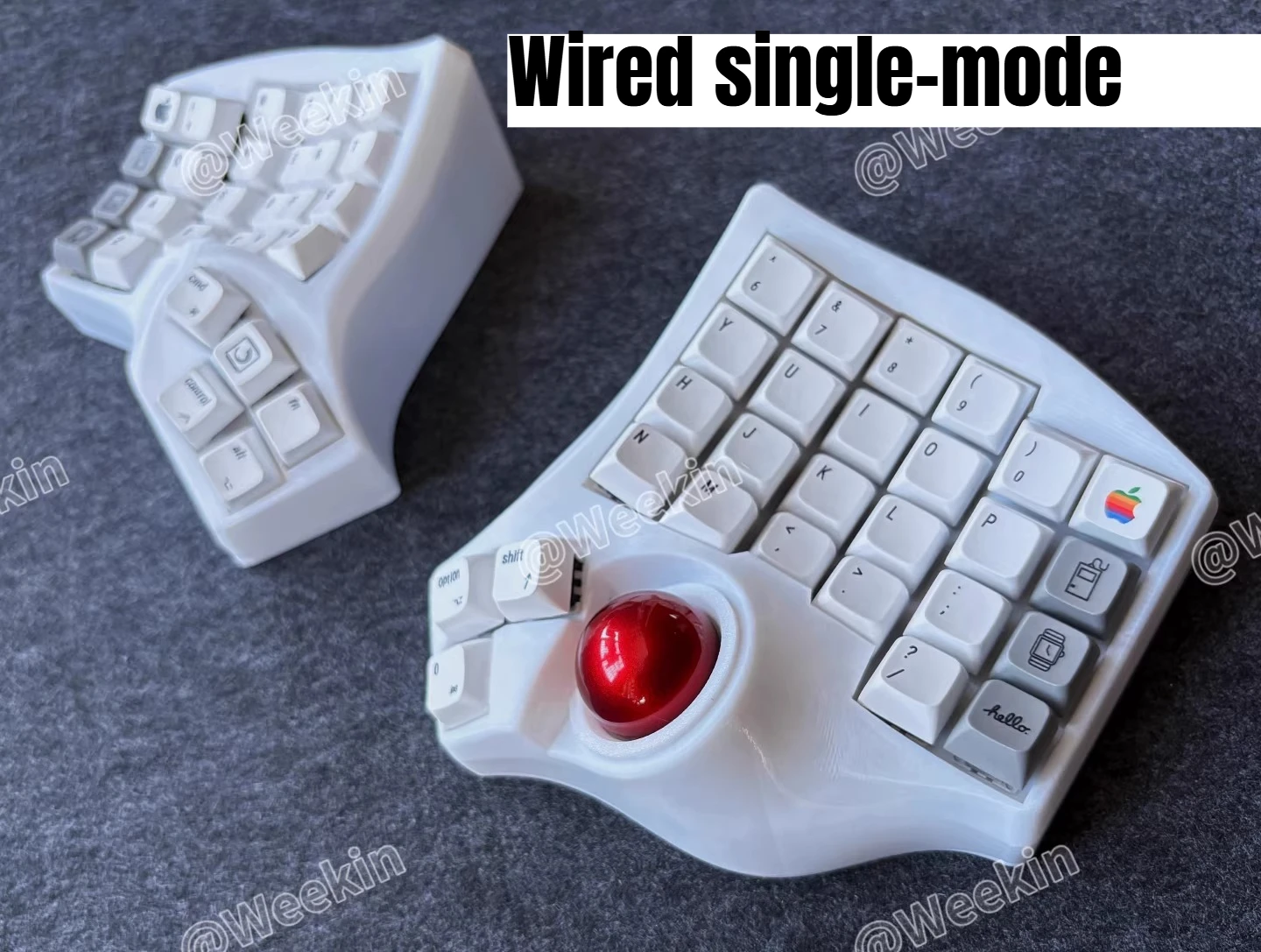 Charybdis MK2 トラックボール分割キーボード カスタマイズされた人間