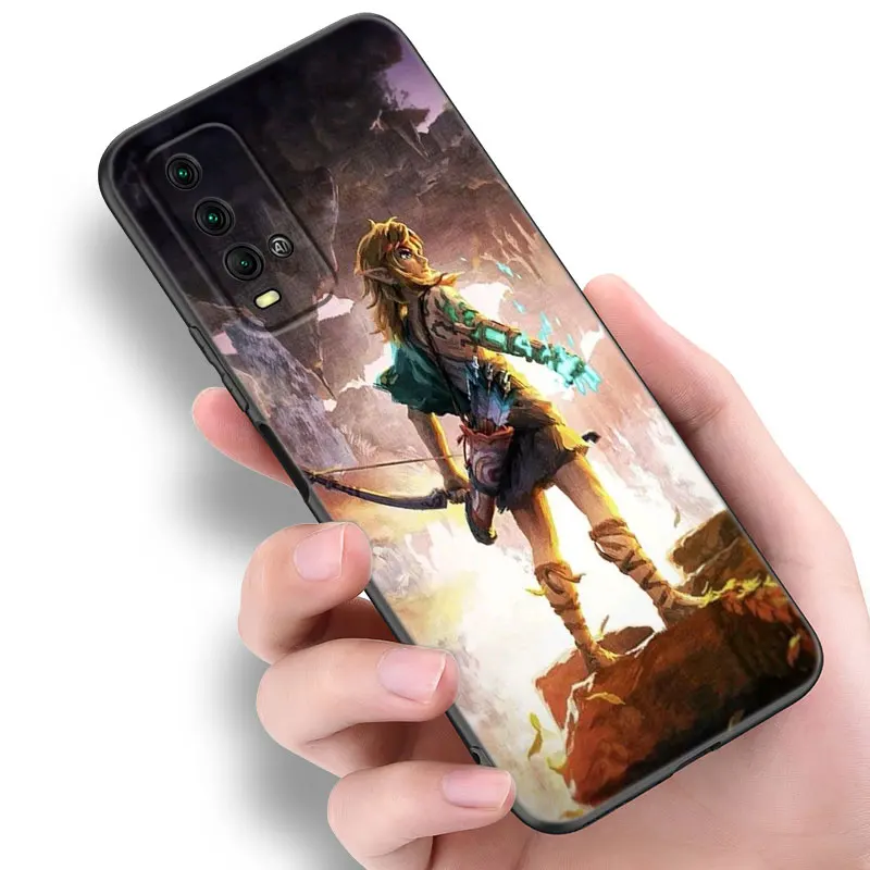 Z-Zeldas Game Black Silicone Phone Case For Redmi 10 Prime A1 A2 Plus K30 K40 Gaming K60 Pro 9 9A 9C 9T 10A 10C 12 12C 13C