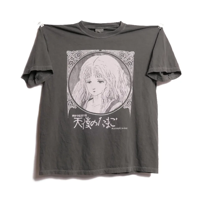 Angel Egg Animated Movie T-shirt Retro Men's T-shirt Summer New Unisex T-shirt