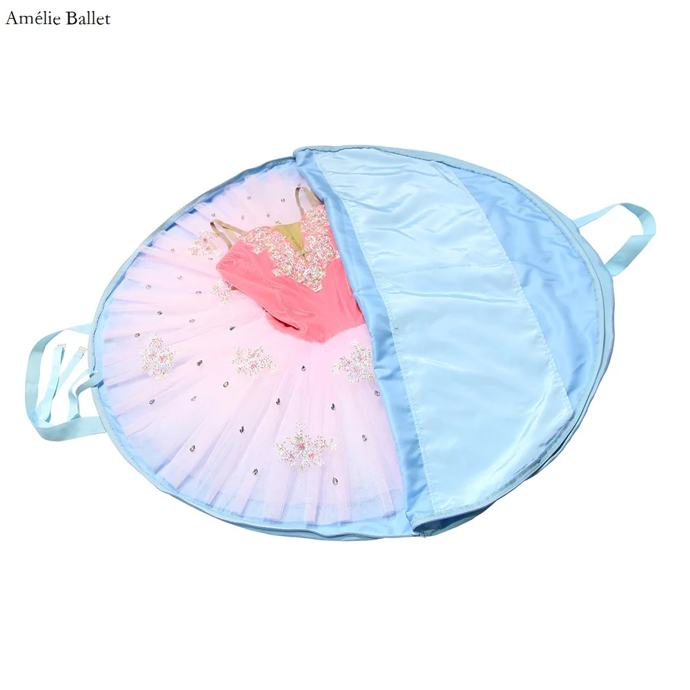 

B01 Waterproof Canvas Storage Bag Flexible and Fordable Soft Ballet Bags Professional Ballet Tutu Bag Ballet Tutu Case Package