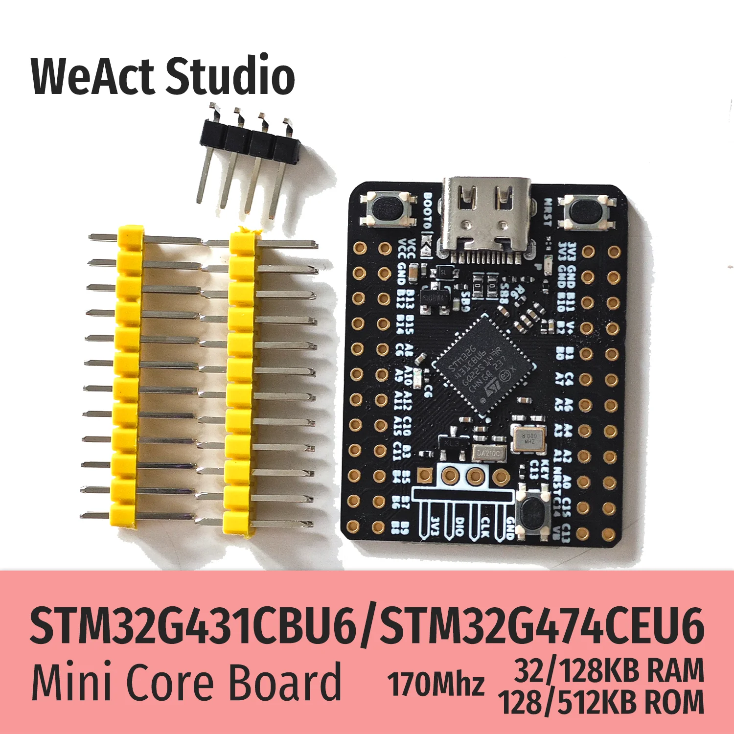 Материнская плата WeAct STM32G4 STM32G474CEU6 STM32G431CBU6 STM32G431 STM32G474 STM32