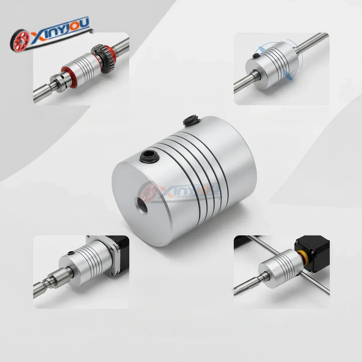 3/4/5/6/6.35/8/10mm D25*L30 Aluminium Flexible Jaw Shaft Coupling CNC Stepper Motor Coupler Encoders Engraving Machine