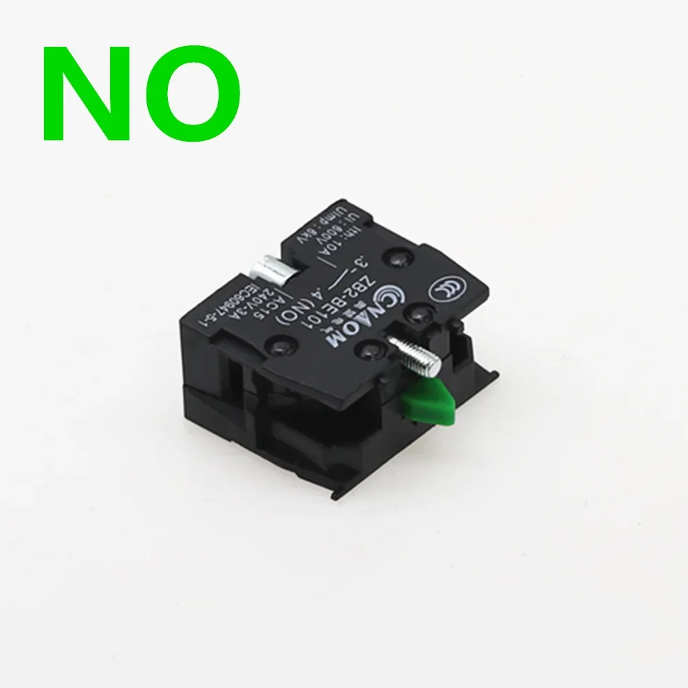 1pcs XB2 Contact Block Telemecanique ZB2-BE101C Normal Open NO ZB2-BE102C NC Pushbutton Joystick Switch Replaces TELE 10A 600V