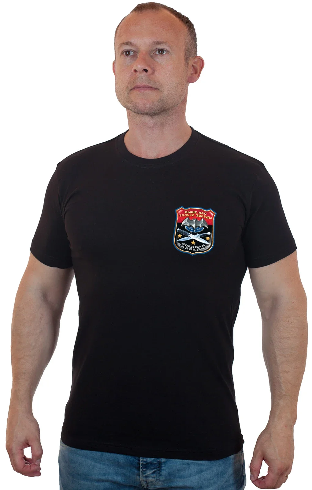 Russian GRU Military Intelligence Special Forces Motto Badge T-Shirt 100% Cotton O-Neck Summer Short Sleeve Casual Mens T-shirt