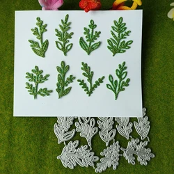 New 8 Pcs Leaves of flowering plants Metal cutting die mould scrapbook decoration embossed photo album decoration card making